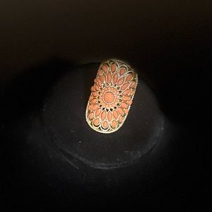 Lia Sophia persimmon ring size 9